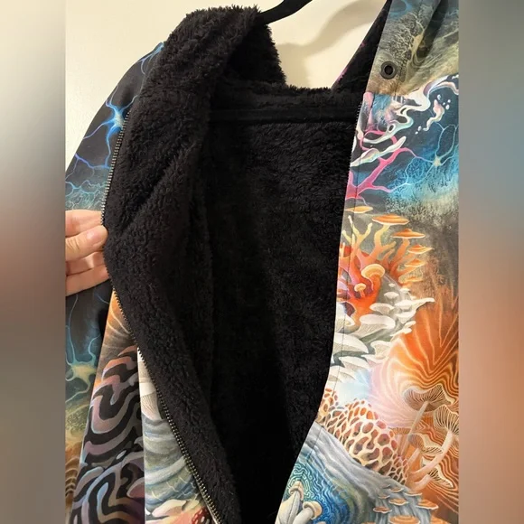 Threyda Neurogenesis Sherpa Hoodie by Blake Foster - size XXL - Picture 5 of 14